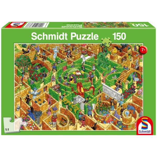 Otroska sestavljanka puzzle 200 delni Schmidt Labirint