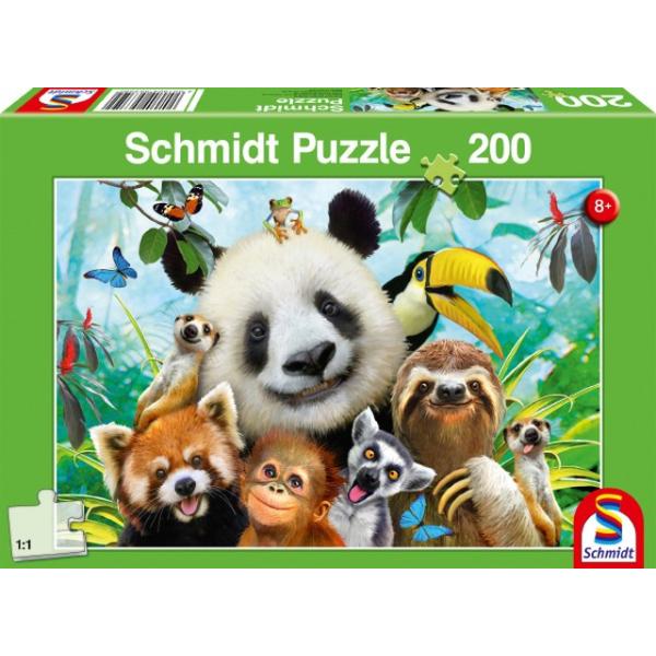 Otroska sestavljanka puzzle 200 delni Schmidt Zivalsko Veselje