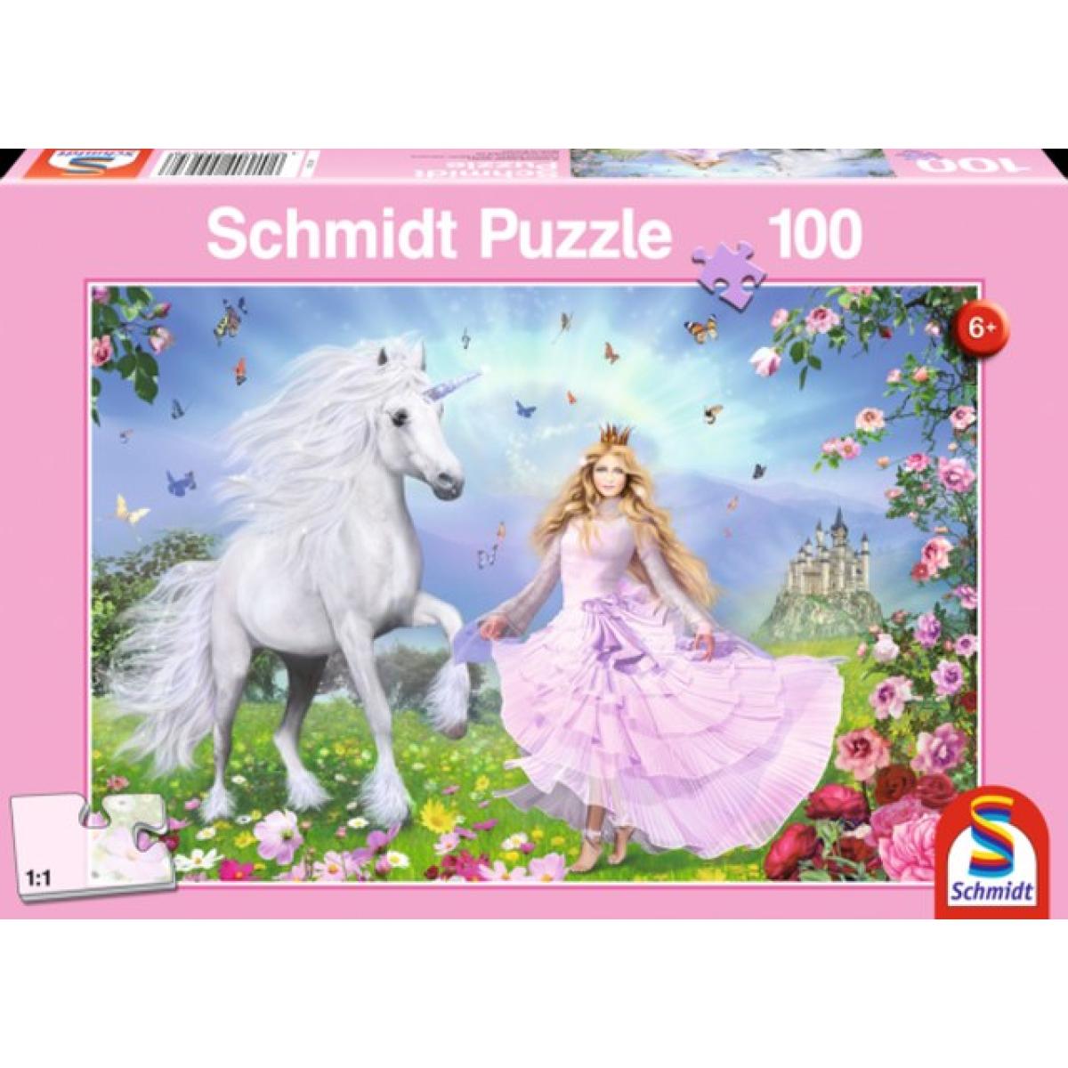Otroška sestavljanka puzzle 100 delni Schmidt Princeska