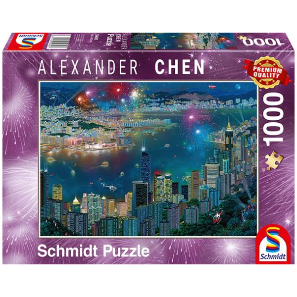 Sestavljanka puzzle 1000 delna Schmidt Chen Hong Kong