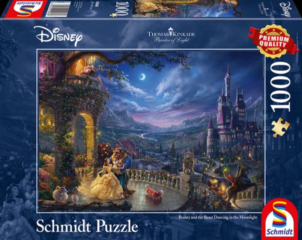 Sestavljanka puzzle 1000 delna Schmidt Disney Lepotica in Zver