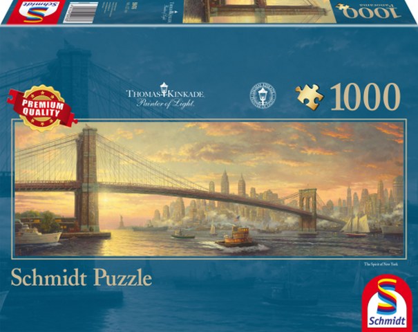 Sestavljanka puzzle 1000 delna Schmidt Kinkade Brooklyn Most
