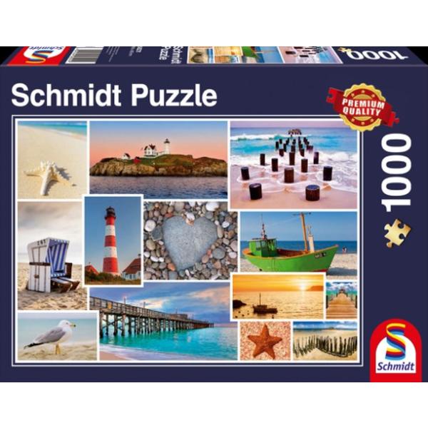 Sestavljanka puzzle 1000 delna Schmidt Kinkade Ob morju