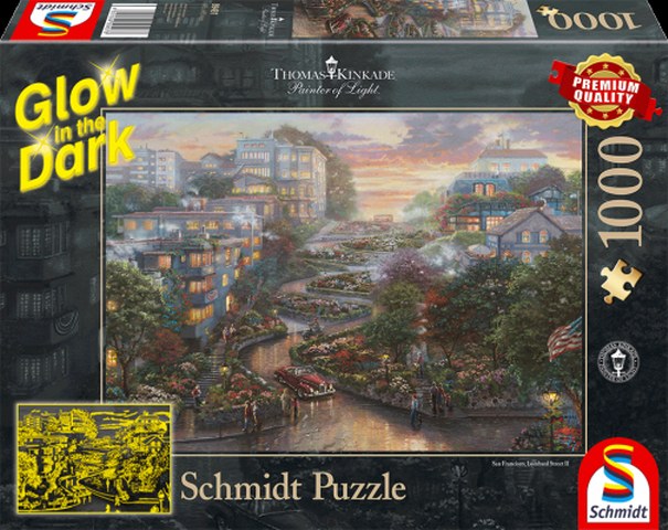 Sestavljanka puzzle 1000 delna Schmidt Kinkade San Francisco