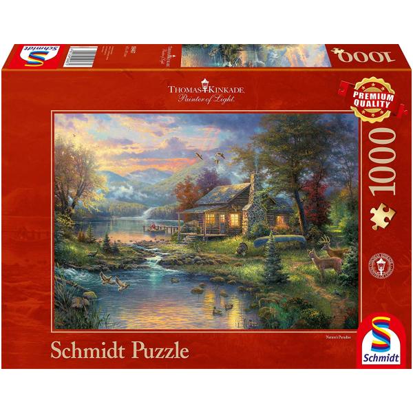 Sestavljanka puzzle 1000 delna Schmidt Kinkade raj