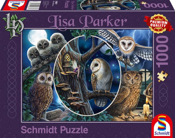 Sestavljanka puzzle 1000 delna Schmidt Parker Sova