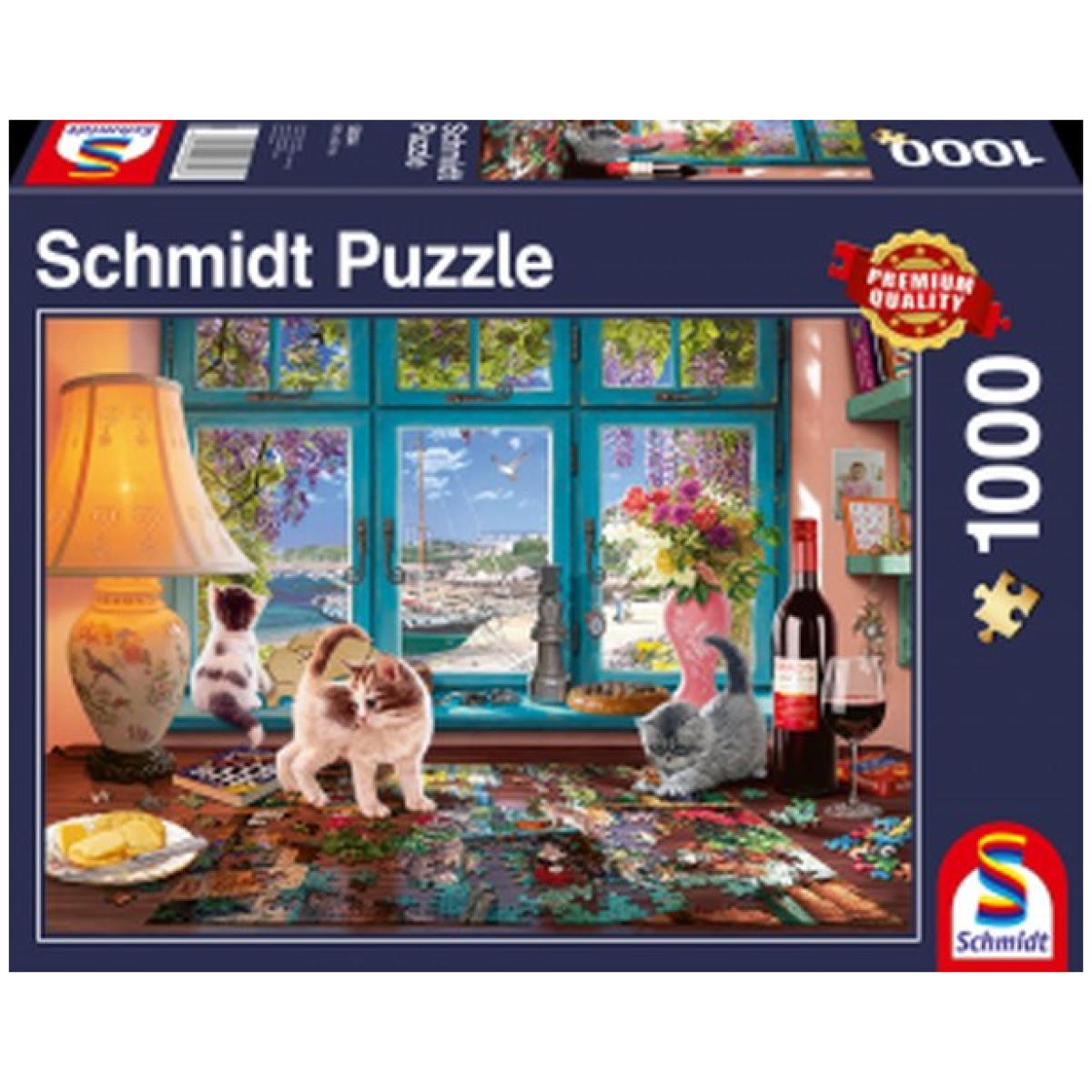 Sestavljanka puzzle 1000 delna Schmidt Sestavljanka na mizi