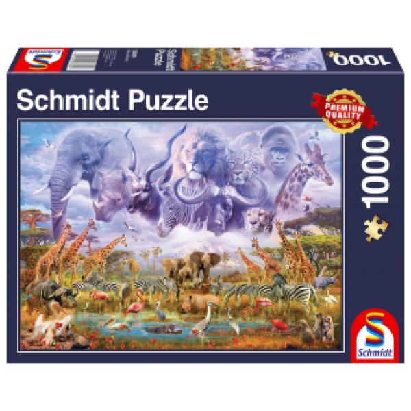 Sestavljanka puzzle 1000 delna Schmidt Živali