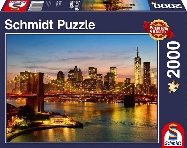 Sestavljanka puzzle 2000 delna Schmidt New York
