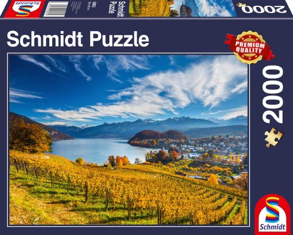 Sestavljanka puzzle 2000 delna Schmidt Vinogradi