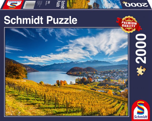 Sestavljanka puzzle 2000 delna Schmidt Vinogradi