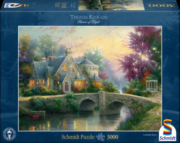 Sestavljanka puzzle 3000 delna Schmidt Kinkade Graščina
